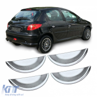 image-21-Türgriff-Ausschnittabdeckungen in mattem Chrom geeignet für Peugeot 206 1998-2009
