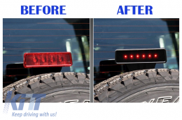 Tríto fos frénon Píso LED katállhlo gia JEEP Wrangler JK (2007-2016)-image-6025550