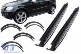 image-65-Trittbretter Kotflügelverbreiterungen Radkästen für Mercedes M-Klasse ML W164 2005-2011