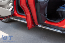 Trittbretter Seite Schritte für HYUNDAI Kona 17+ Rostfreier Stahl Aluminium PVC-image-6094085