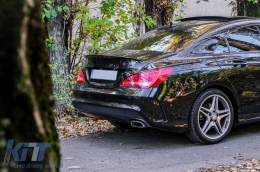 Tronc Botte Becquet Spoiler pour Mercedes CLA C117 W117 2013-2018 Noir brillant-image-6082375