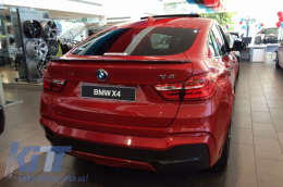 Tronco Spoiler Boot Wing per BMW X4 F26 2014-2018 Non verniciato Plastica ABS-image-6050786