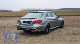 Tronco Spoiler per Mercedes Classe E W212 2009-2016 Bagagliaio Nero Lucido-image-6049435