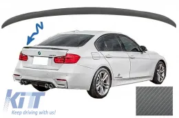 image-45-Trunk Boot Lid Spoiler suitable for BMW 3 Series F30 (2010-up) M3 Design Carbon Film