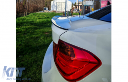 Trunk Boot Lid Spoiler suitable for BMW 3 Series F30 (2010-up) M3 Design Matte Black-image-6164855