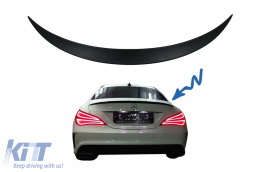 image-2-Trunk Boot Lid Spoiler suitable for Mercedes CLA C117 W117 (2013-2018) 4 Door Coupe