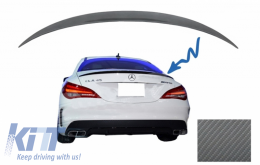 Trunk Boot Lid Spoiler suitable for MERCEDES CLA C117 W117 (2013-2018) A-Design Carbon Film