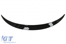 Trunk Boot Lid Spoiler suitable for Mercedes CLA C117 W117 (2013-2018) 4 Door Coupe Piano Black - TSMBW117PBA