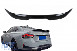 Trunk Boot Lid Spoiler Wing suitable for BMW 2 Series G42 Coupe (2022-up) Shiny Black - TSBMG42MP