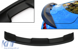 image-31-Trunk Boot Spoiler suitable for Ford Mustang Mk6 Sixth Generation (2015-2020) GT500 Design Matte Black