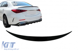 Trunk Boot Spoiler suitable for Mercedes C-Class W206 Limousine (2021-Up) Piano Black - TSMBW206A