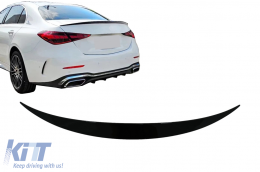 Trunk Boot Spoiler suitable for Mercedes C-Class W206 Limousine (2021-Up) Piano Black