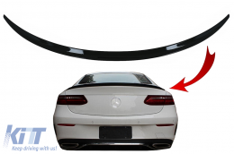 Trunk Boot Spoiler suitable for Mercedes E-Class C238 Coupe (2016-up) Piano Black