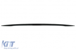Trunk Boot Spoiler with Mirror Covers suitable for BMW X6 F16 (2015-2019) Sport Performance Design Piano Black-image-6081521