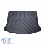 Trunk Mat 3D from Plastic TPE suitable for Mercedes-Benz A-Class W177 Hatchback 18+ Black Rizline