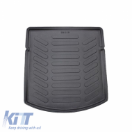 Trunk Mat 3D from Rubber TPE suitable for Audi A4 B8 SEDAN 2008-2015 / A4 B9 SEDAN 2016 - Black Rizline