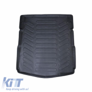 Trunk Mat 3D from Rubber TPE suitable for Audi A6 4F C6 Sedan 2004-2011 Black Rizline