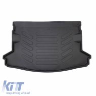 Trunk Mat 3D From Rubber TPE Suitable for BMW X5 F15 2013-2018 Black Rizline - CGRTLPB6037153