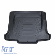 Trunk Mat 3D From Rubber TPE Suitable for BMW Series 1 E87 2005-2010 Black Rizline