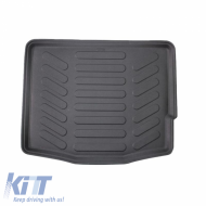 Trunk Mat 3D from Rubber TPE suitable for Ford Focus III Hatchback 2011-2014 Black Rizline