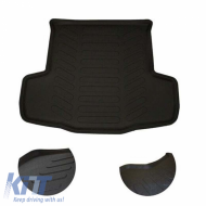 Trunk Mat 3D From Rubber TPE Suitable for Ford Puma 19+ Top Deck Black Rizline