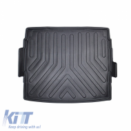 Trunk Mat 3D From Rubber TPE Suitable for Peugeot 3008 2016+ Upper Deck Black Rizline - CGRTLPP6037174