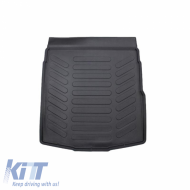 Trunk Mat 3D From Rubber TPE Suitable for VW Passat B8 2015 - Black Rizline