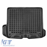 Trunk Mat 3D from Rubber TPE suitable for Mercedes GLC X254 22+ Upper Floor Petrol/Diesel with MHEV System/4Matic 4X4 Black Rezaw Plast