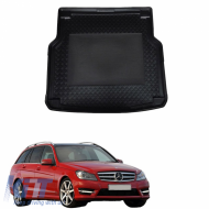 Trunk Mat 3D Pool Mat suitable for Mercedes-Benz C-Class S204 07-14 Caravan Black 01-157 PEX - CGRTLPM6036462