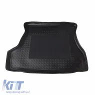 Trunk Mat 3D Pool Mat suitable for Opel Vectra A 88-95 4D Black 01-222 PEX-image-6302583