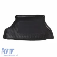 Trunk Mat 3D Pool Mat suitable for Opel Vectra A 88-95 4D Black 01-222 PEX-image-6302584