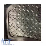 Trunk Mat 3D Pool Mat suitable for Opel Vectra A 88-95 4D Black 01-222 PEX-image-6302585