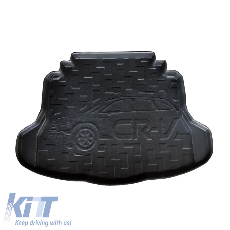 Trunk Mat 3D Pool Mat Waterproof suitable for Honda CR-V 07-12 Black Stardiamond
