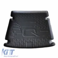 Trunk Mat 3D Pool Mat Waterproof suitable for Audi Q7 4L 05-15 Black Stardiamond-image-6301969