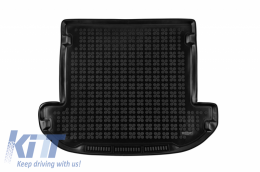 Trunk Mat Black suitable for Hyundai SANTE Fe IV TM 7 seats (2018-2020) Black - 230648