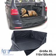 image-79-Trunk mat cargo area protection blanket tray with bumper guard XL 110x100x40cm