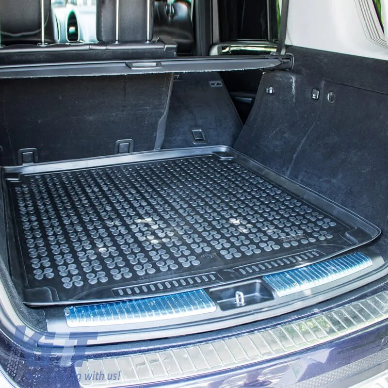 Trunk Mat from Rubber suitable for Mercedes-Benz ML-Class W164 2005-2010 Black Rezawplast