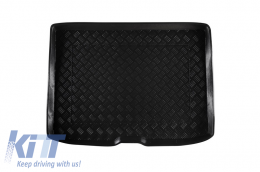 Trunk Mat without Non Slip Black suitable for AUDI A3 8V Hatchback Sportback (2012-up) Regular Spare Tire