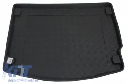 image-4-Trunk Mat without Non Slip suitable for Ford Focus MK3 Hatchback (2011-2018) with an irregular size spare tire