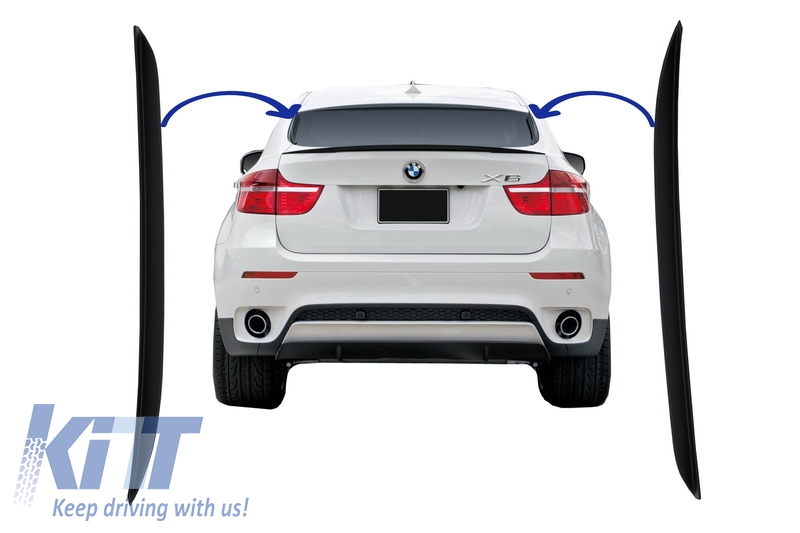 Trunk Rear Fin Spoiler suitable for BMW X6 E71 E72 (2008-2014