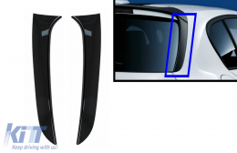 Trunk Rear Window Fin Spoiler suitable for BMW 1 Series F20 F21 (2011-2019) Piano Black - TRFBMF20