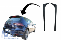 Trunk Rear Window Fin Spoiler suitable for VW Golf 7 & 7.5 (2012-2020) GTI Design Piano Black