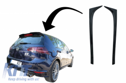 Trunk Rear Window Fin Spoiler suitable for VW Golf 7 & 7.5 (2012-2020) GTI Design Piano Black - TRFVWG7