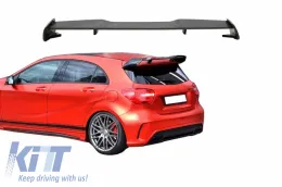 image-55-Trunk Spoiler, Boot Lid Spoiler suitable for MERCEDES A-Class W176 (2012-2018) A45 A-Design