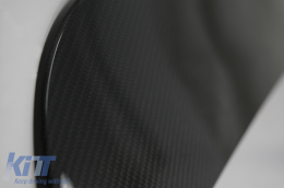 Trunk Spoiler Cap Wing suitable for Tesla Model X (2015-up) Real Carbon Add-on-image-6070330