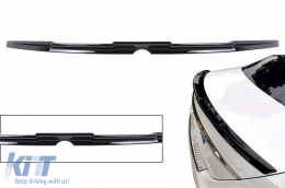 Trunk Spoiler Lip suitable for Mercedes E-Class W213 (2016-2019) Piano Black - TSMBW213NPB
