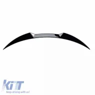 Trunk Spoiler suitable for Alfa Romeo Giulia 2018+ Quadrifoglio Look V2 Gloss Black From Abs Plastic-image-6317205