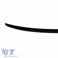 Trunk Spoiler suitable for Audi A4 B9 16+ From ABS Plastic Glossy Black-image-6298266