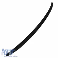 Trunk Spoiler suitable for Audi A4 B9 16+ From ABS Plastic Glossy Black-image-6298267