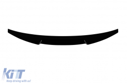 Trunk spoiler suitable for Audi A4 B9 sedan after 2016, black lacquer - ABAUSX6011318